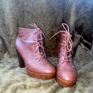 Brown booties